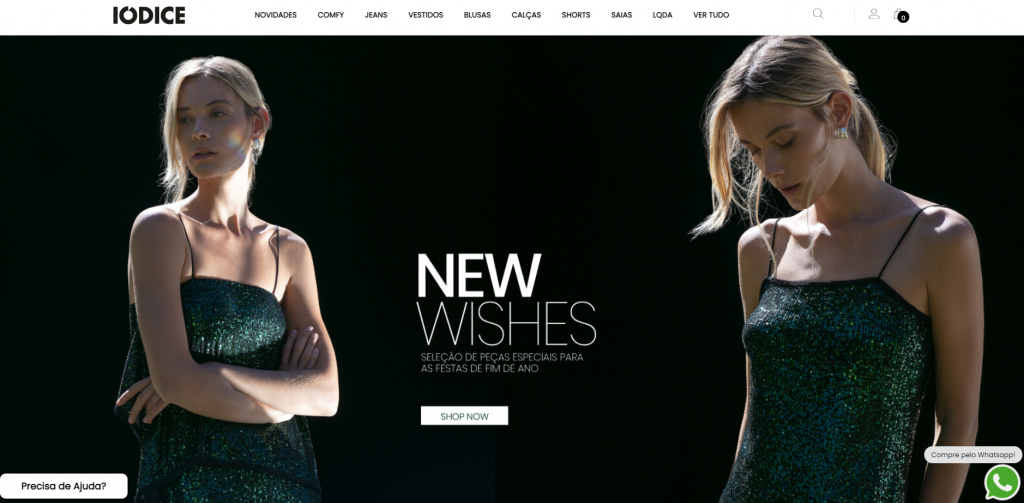 Melhores Sites Para Comprar Roupas 15 Imagem do site IODICE