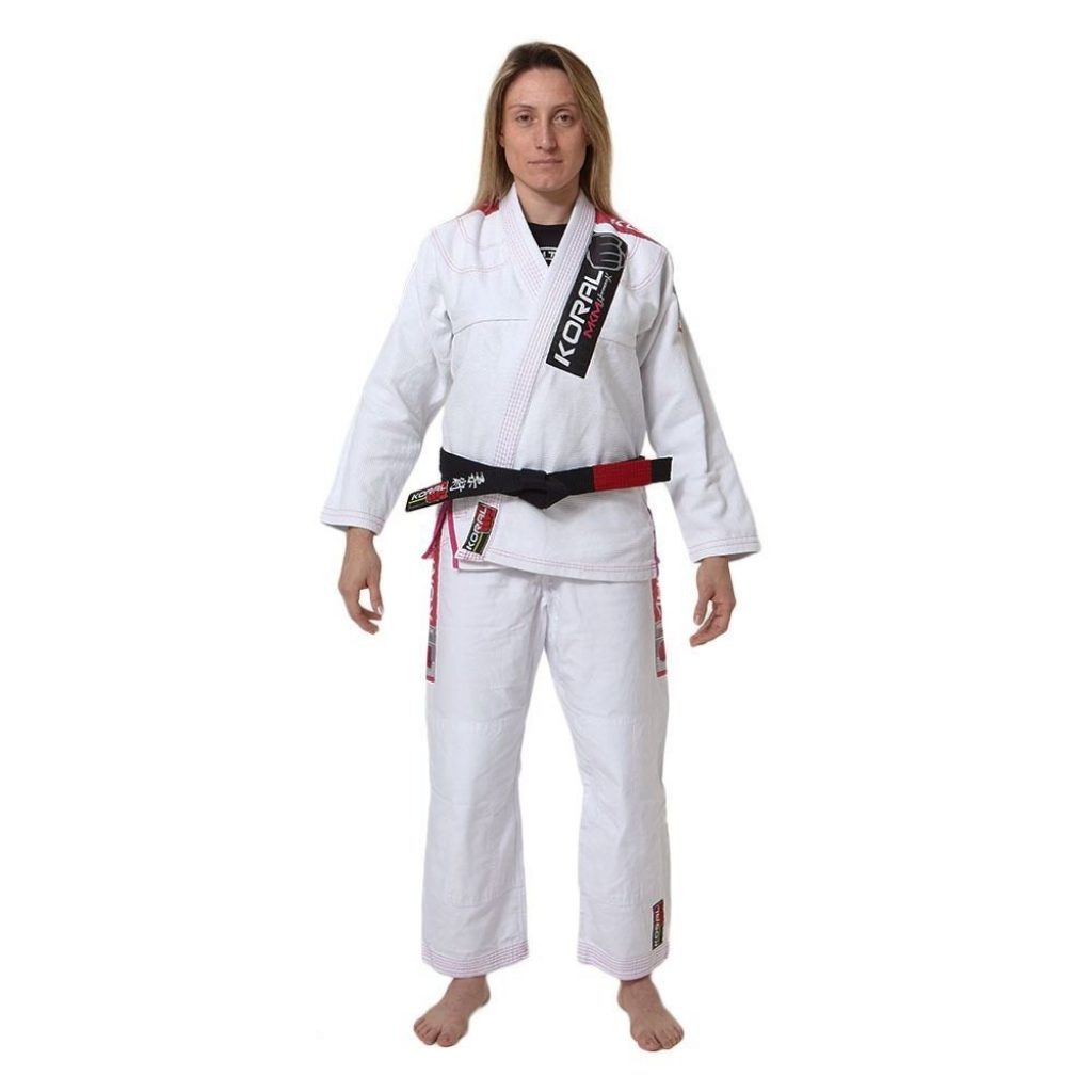 Kimono jiu-jitsu: Saiba Como Escolher os Melhores em 2022! 1 Modelo Kimono Jiu-jitsu Koral MKM Harmonik Feminino