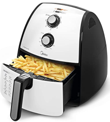 Airfryer: Conheça os Melhores Modelos Para Comprar 2 Modelo Fritadeira Airfryer 4L da MIDEA