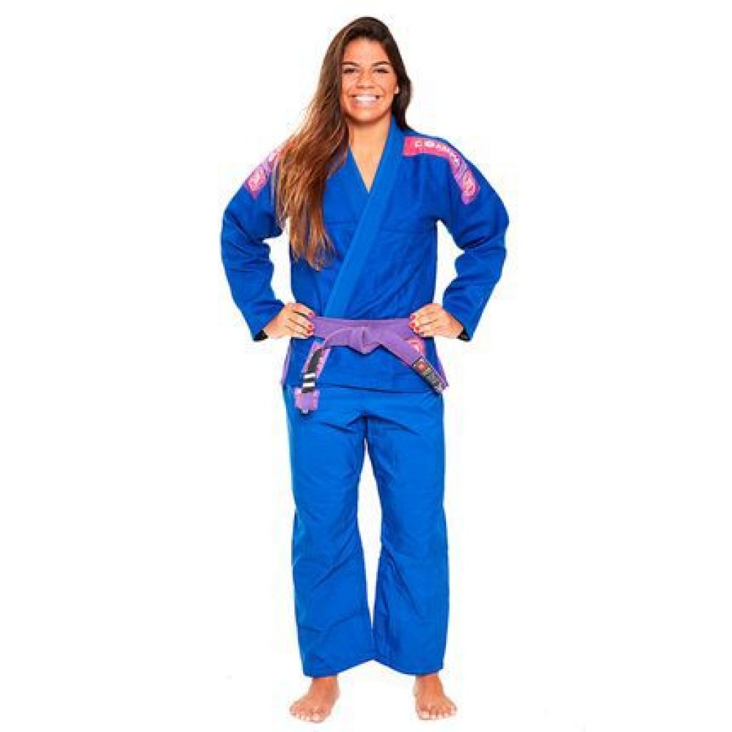 Kimono jiu-jitsu: Saiba Como Escolher os Melhores em 2022! 2 Modelo Kimono Jiu-Jitsu Atama Trançado Ultra Light 2.0 Feminino - Azul