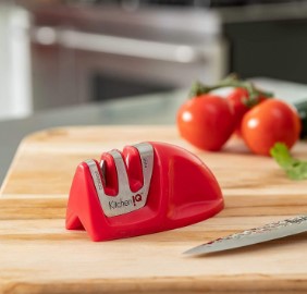 Modelo Afiador de facas 50883 Edge Grip 2-Stage Knife Sharpener da Kitchen IQ