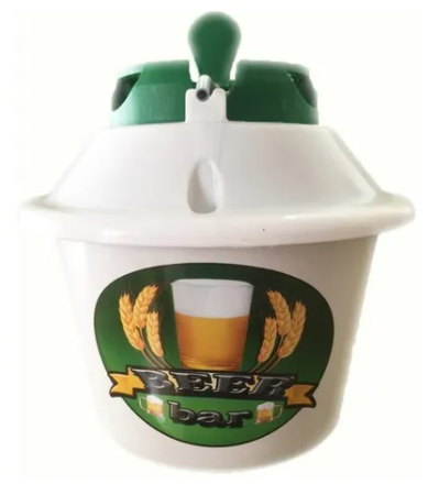 Chopeira a Gelo da Markegraf Portátil Branca para Barril Verde de 5L na americanas.com.br Chopeira a Gelo da Markegraf Portátil Branca para Barril Verde de 5L