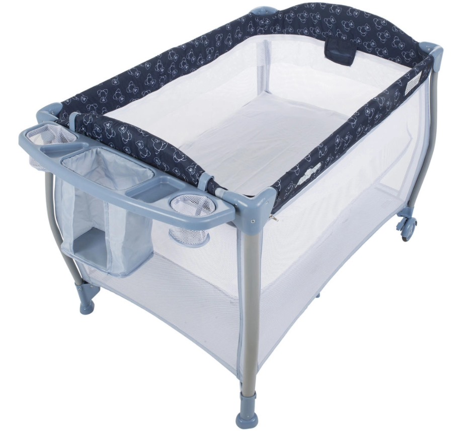 Modelo Berço portátil da Burigotto Aconchego Dark Blue