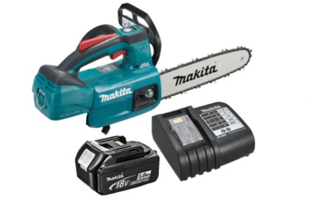 Modelo Motosserra Brushless Sabre 250mm à Bateria 18V 5.0Ah com Carregador - MAKITA-DUC254ZC