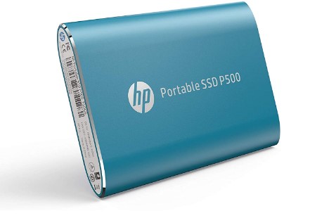 Modelo SSD externo da HP - P500 de 250GB