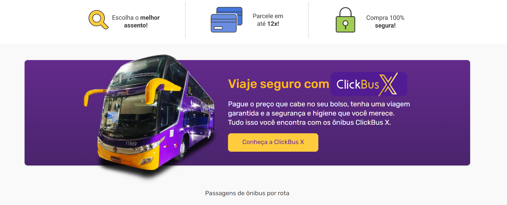 Descubra os selos de segurança que comprovam que a ClickBus é confiável 1 clickbus