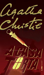 Capa do livro A casa torta de Agatha Christie