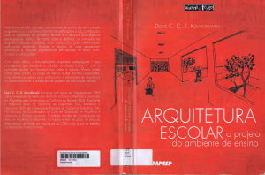 Capa do livro Arquitetura escolar o projeto do ambiente de ensino