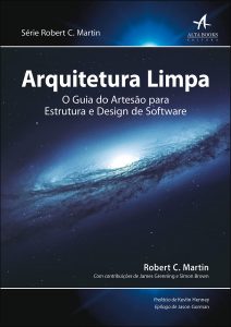 Capa do livro Arquitetura limpa: o guia do artesão para estrutura e design de software