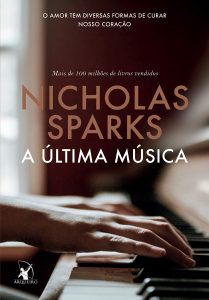 Capa do livro A última música de Nicholas Sparks