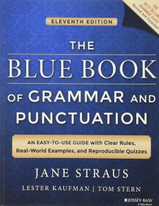 Capa do livro The Blue Book of Grammar and Punctuation