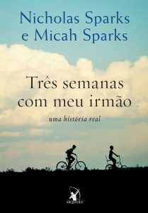 Capa do livro Três semanas com meu irmão de Nicholas Sparks