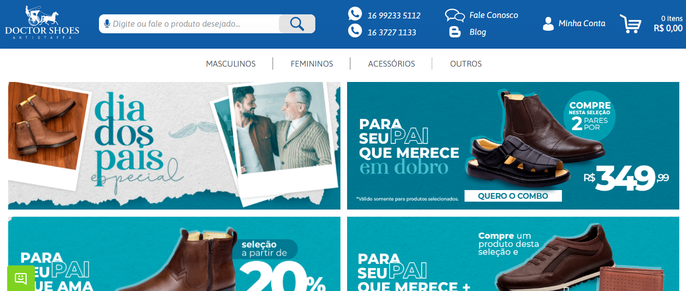 Doctor Shoes Cupom: 10% OFF, Primeira Compra, Frete Grátis
