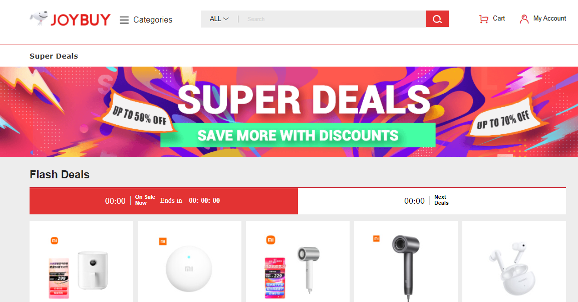 Cupom JoyBuy Descontos 60 à 90 2024