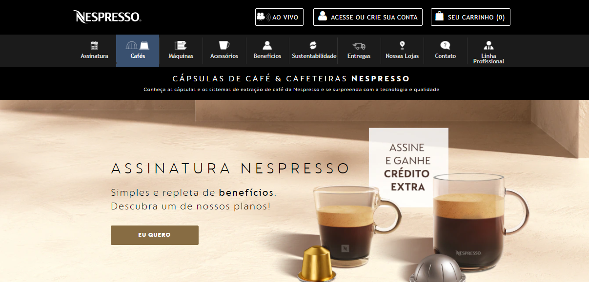 Código Promocional Nespresso até 50 OFF 2024