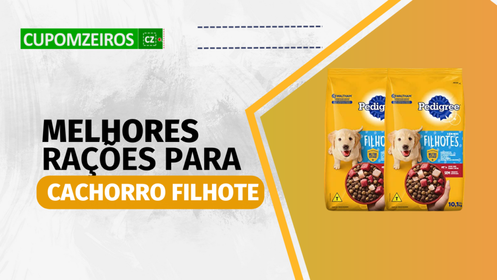 melhores rações para cachorro filhote