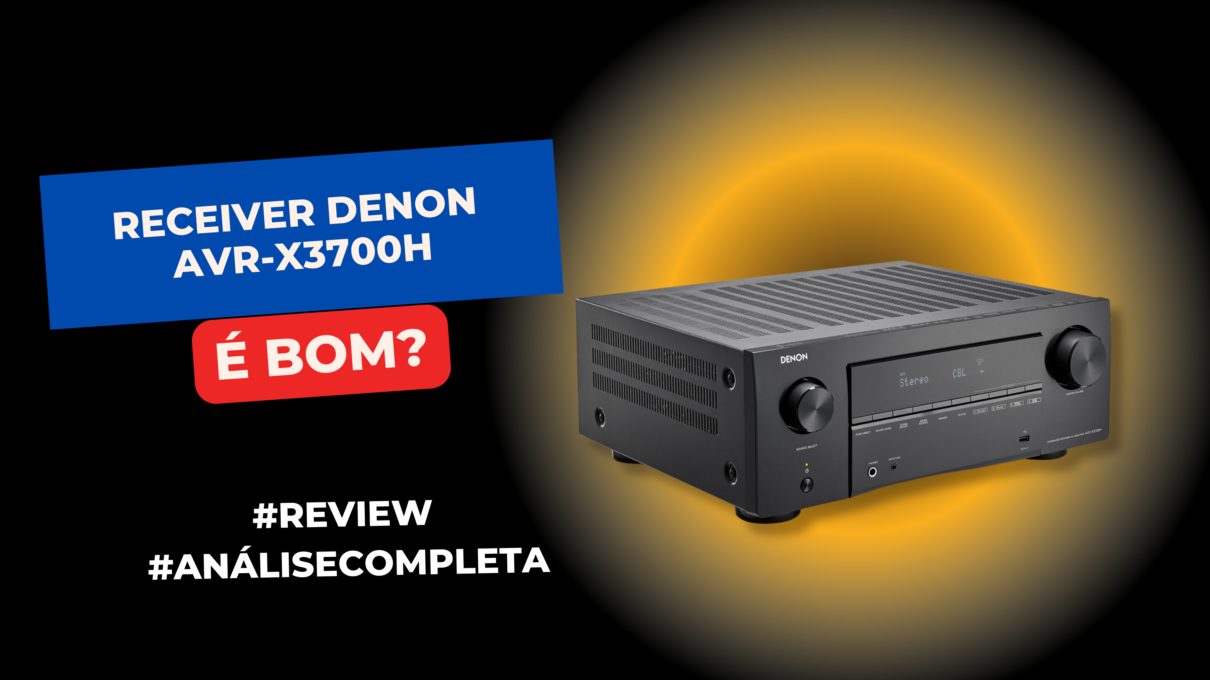 Receiver Denon AVR-X3700H