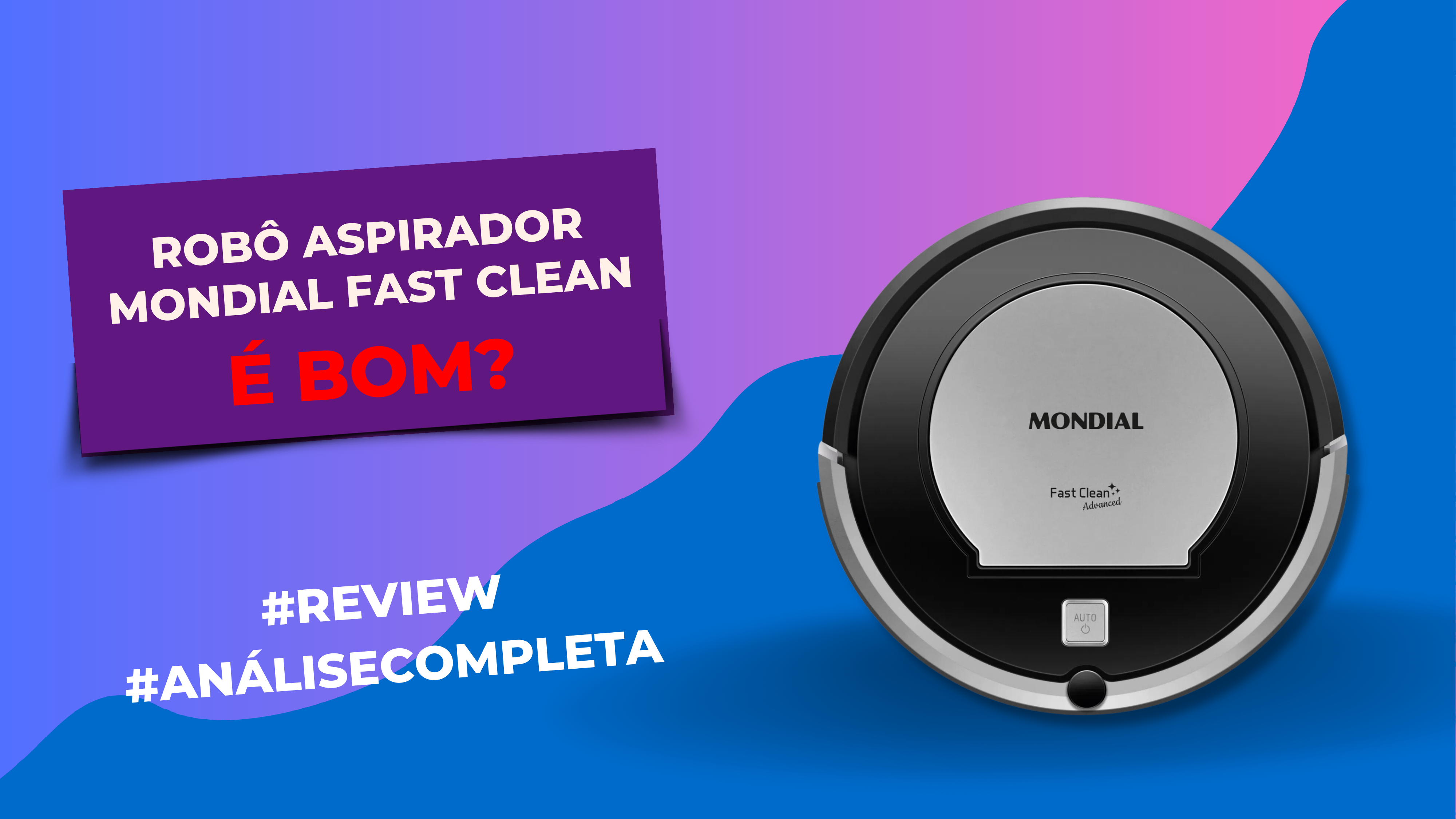 Robô aspirador Mondial Fast Clean