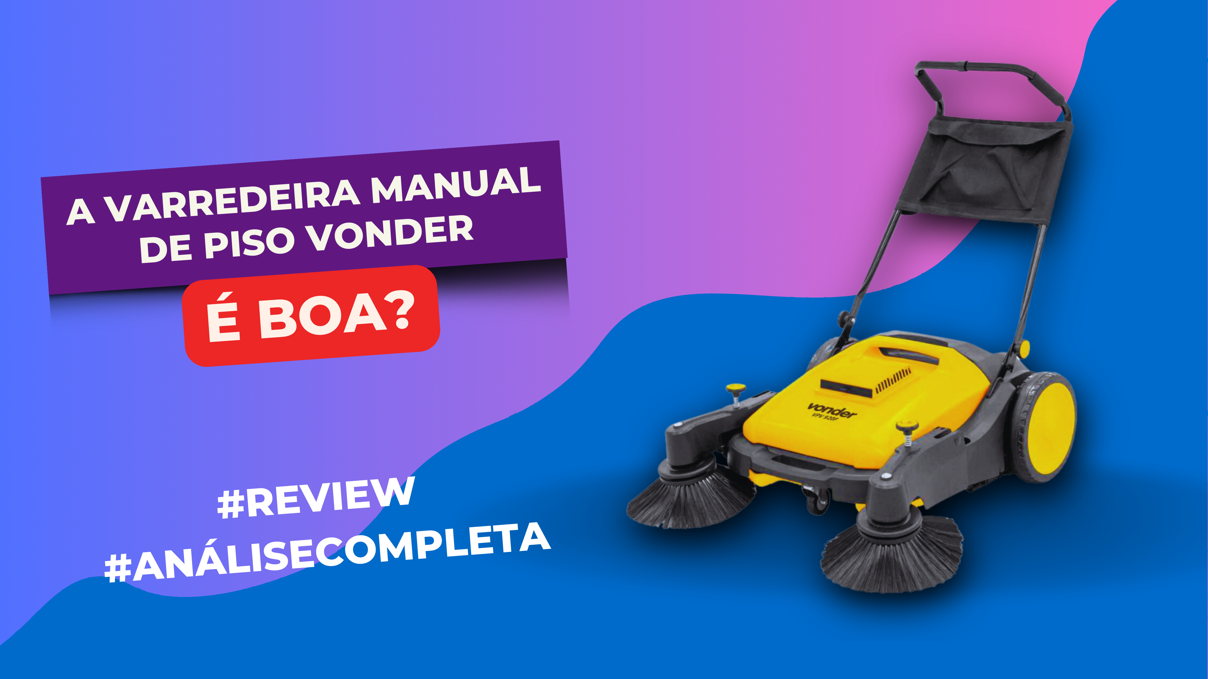 Varredeira Manual de Piso Vonder