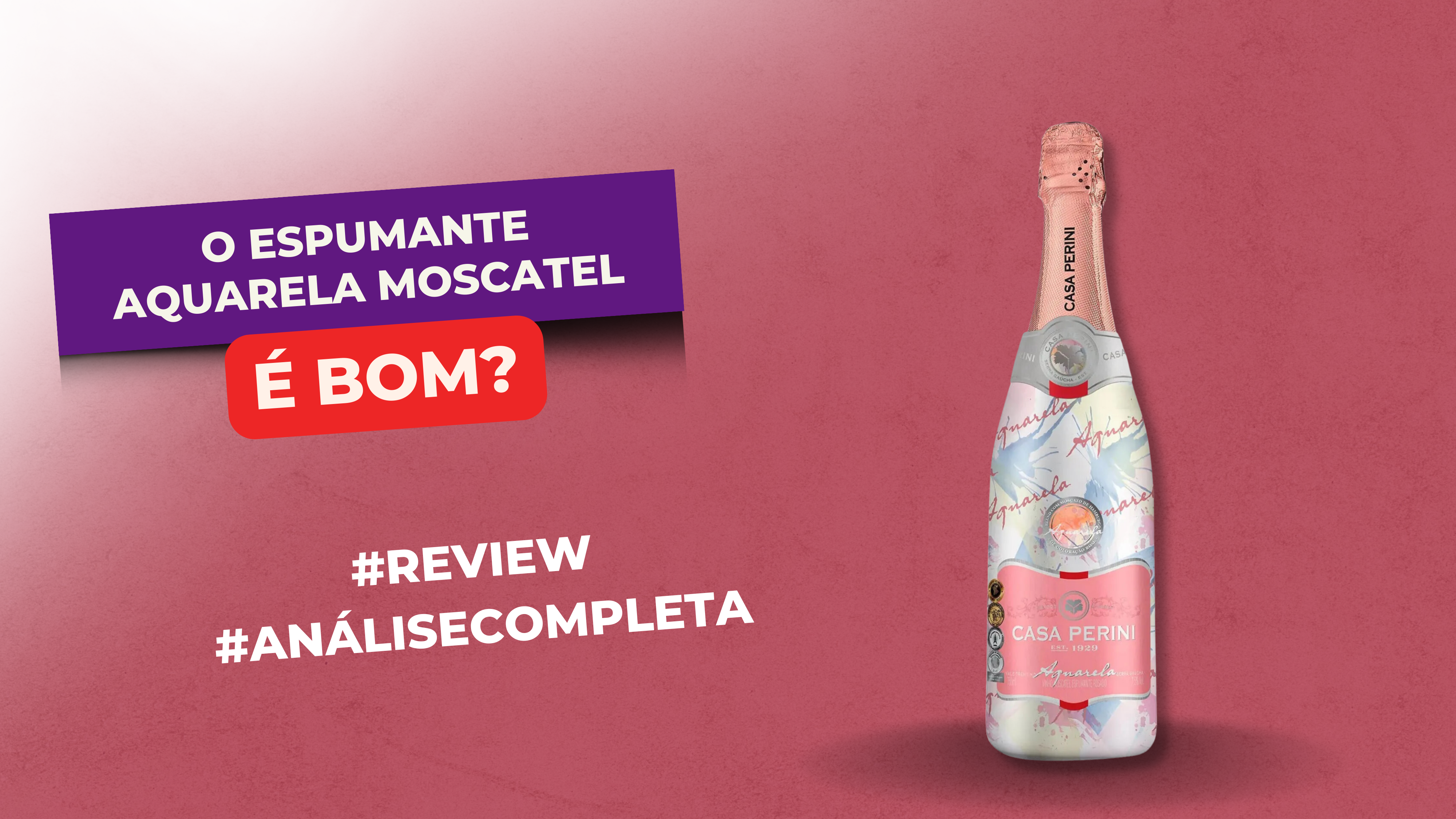 Espumante Aquarela Moscatel