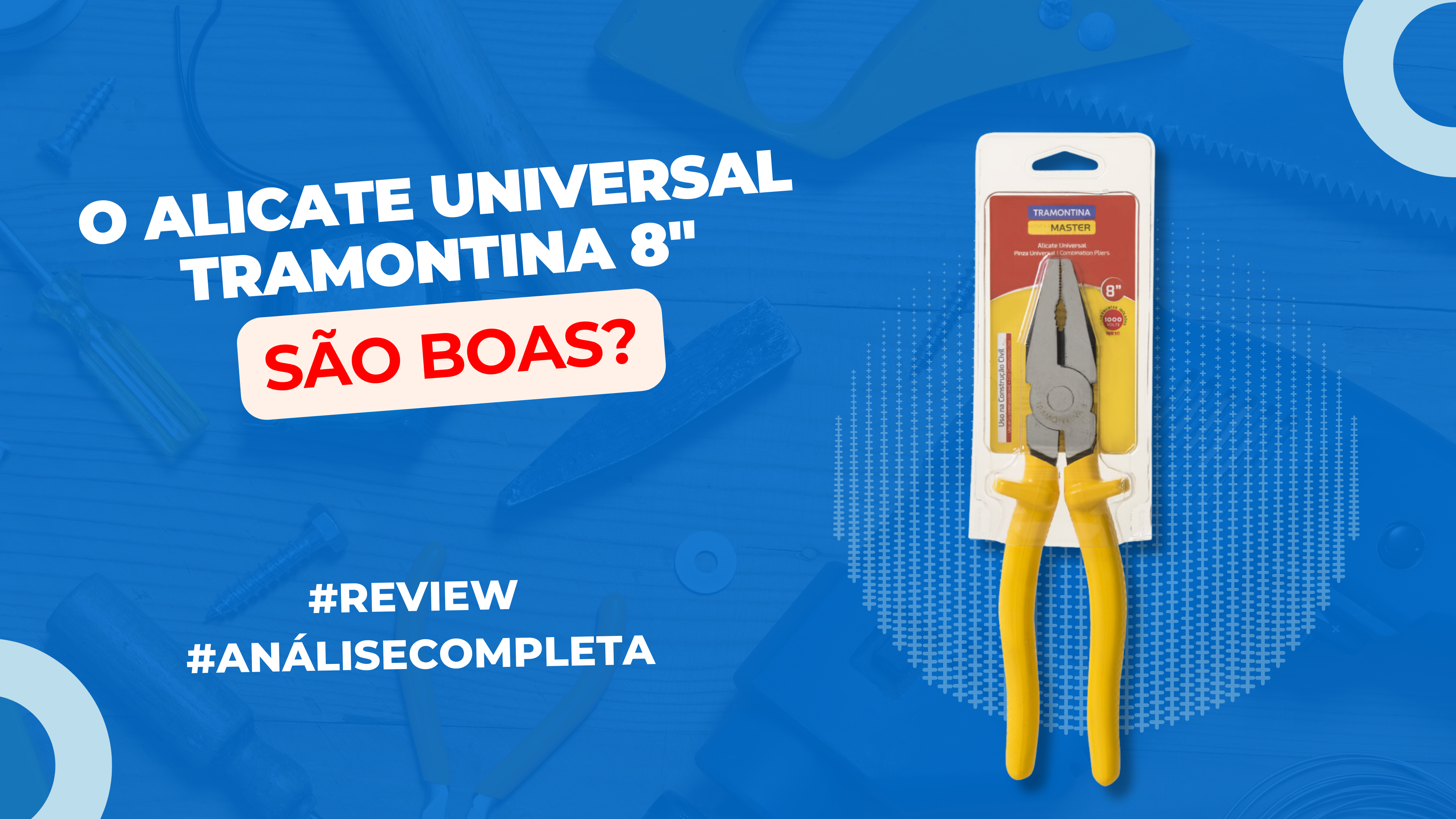 Alicate Universal Tramontina 8