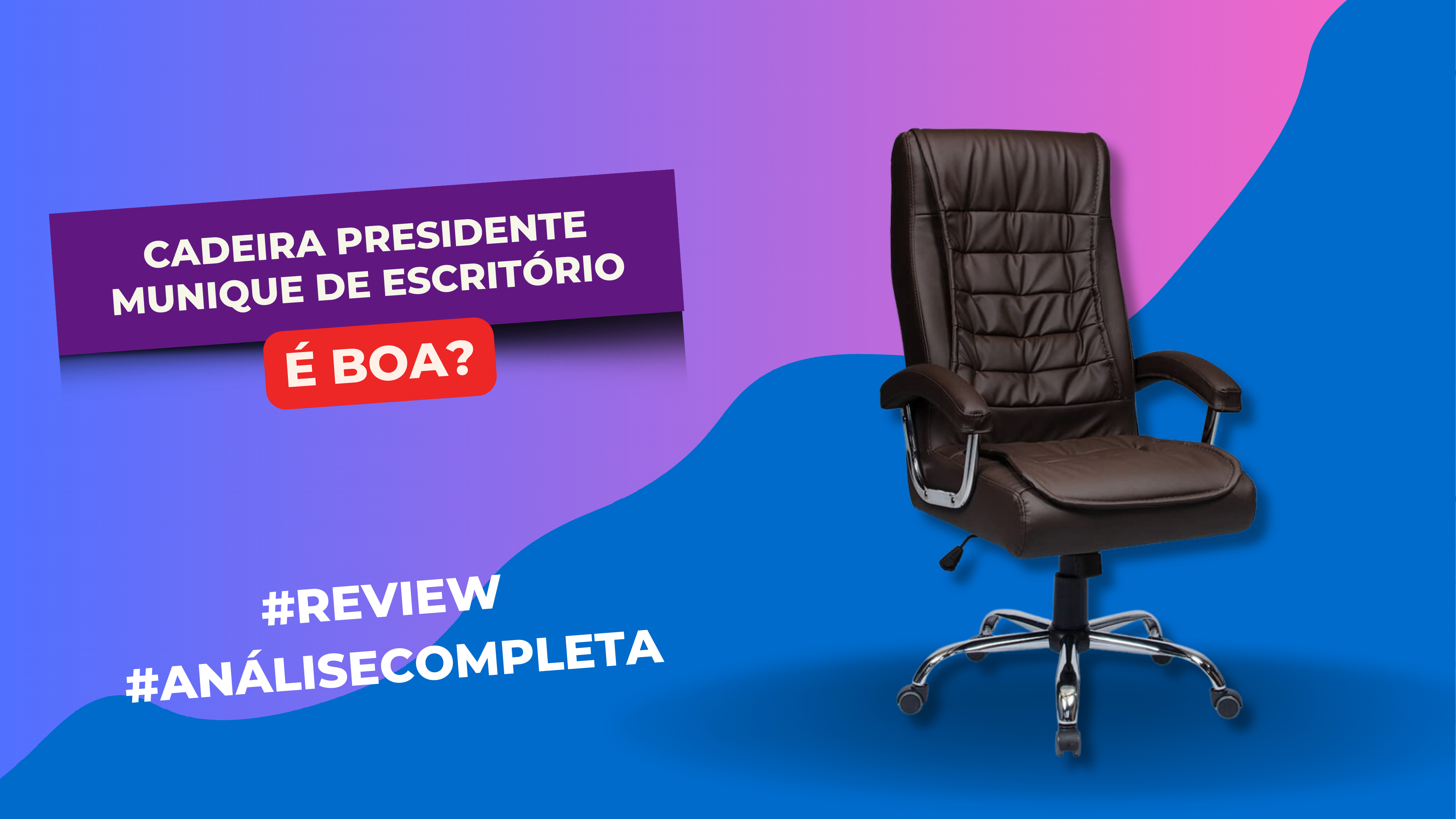 Cadeira Presidente Monique de Escritório