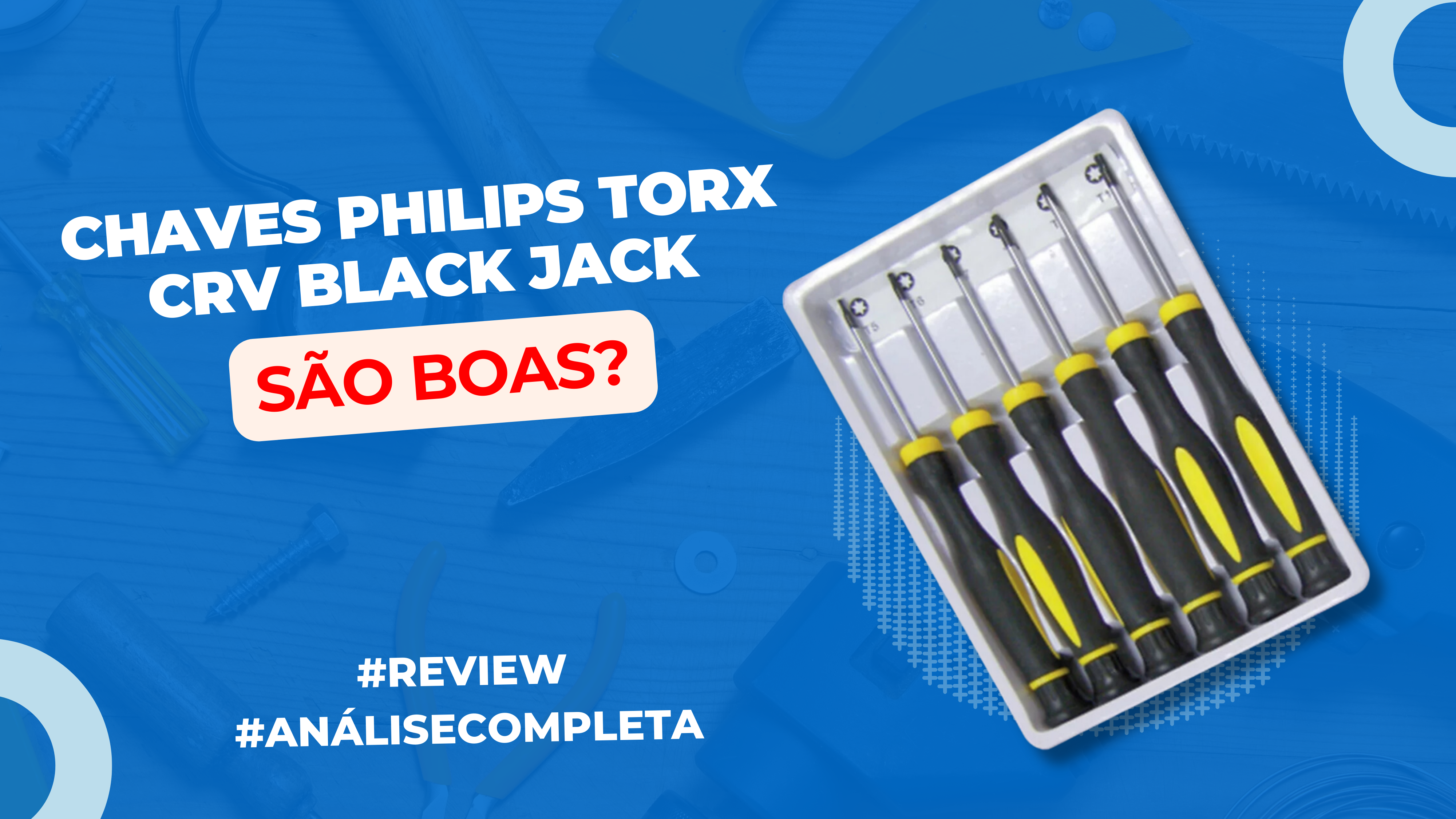 Chaves Philips TORX CRV Black Jack
