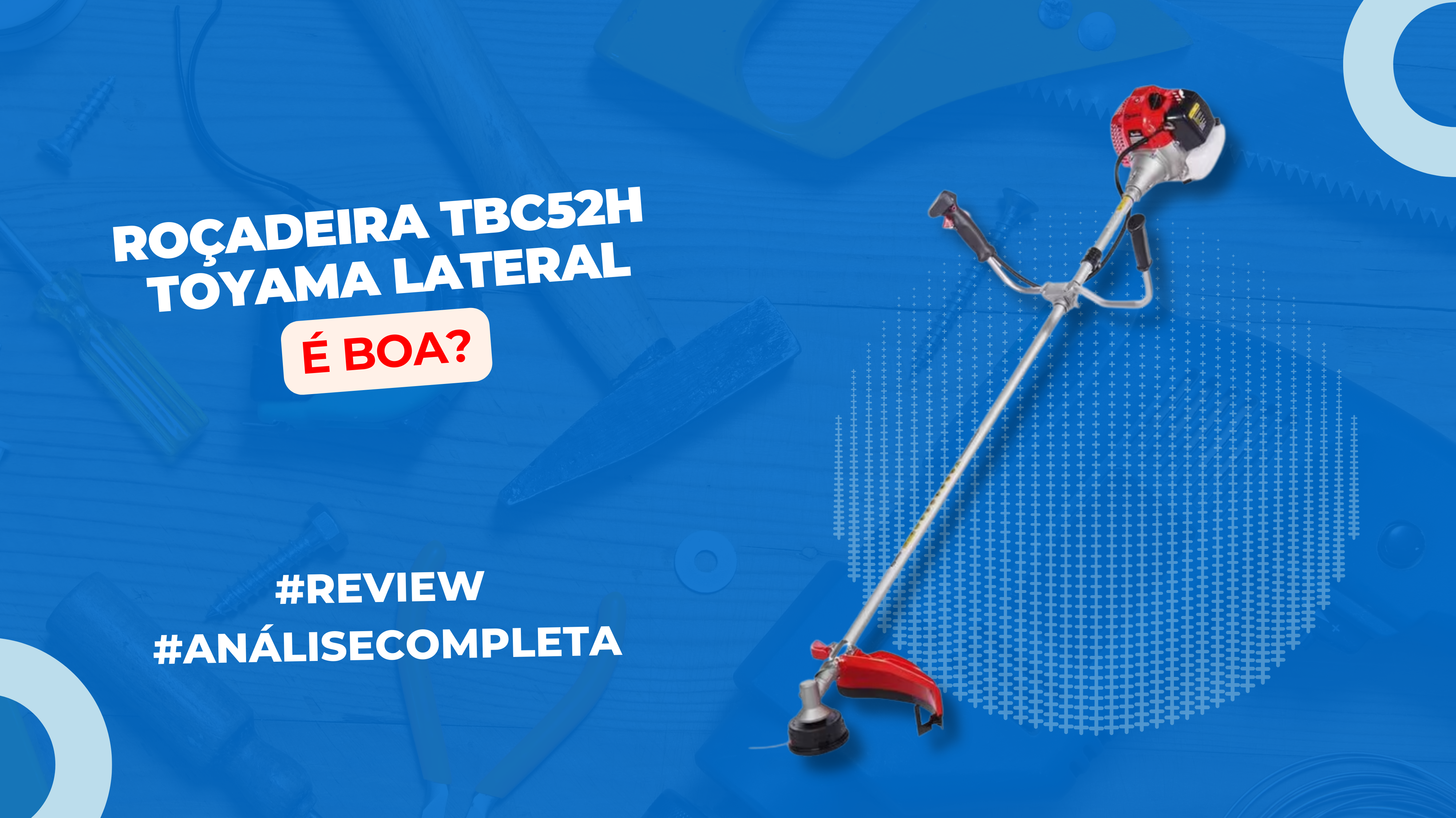 Roçadeira TBC52H Toyama Lateral à gasolina