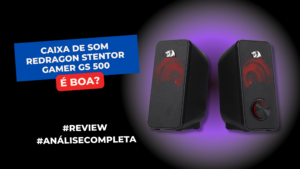 Caixa De Som Redragon Stentor Gamer Gs 500 Preta