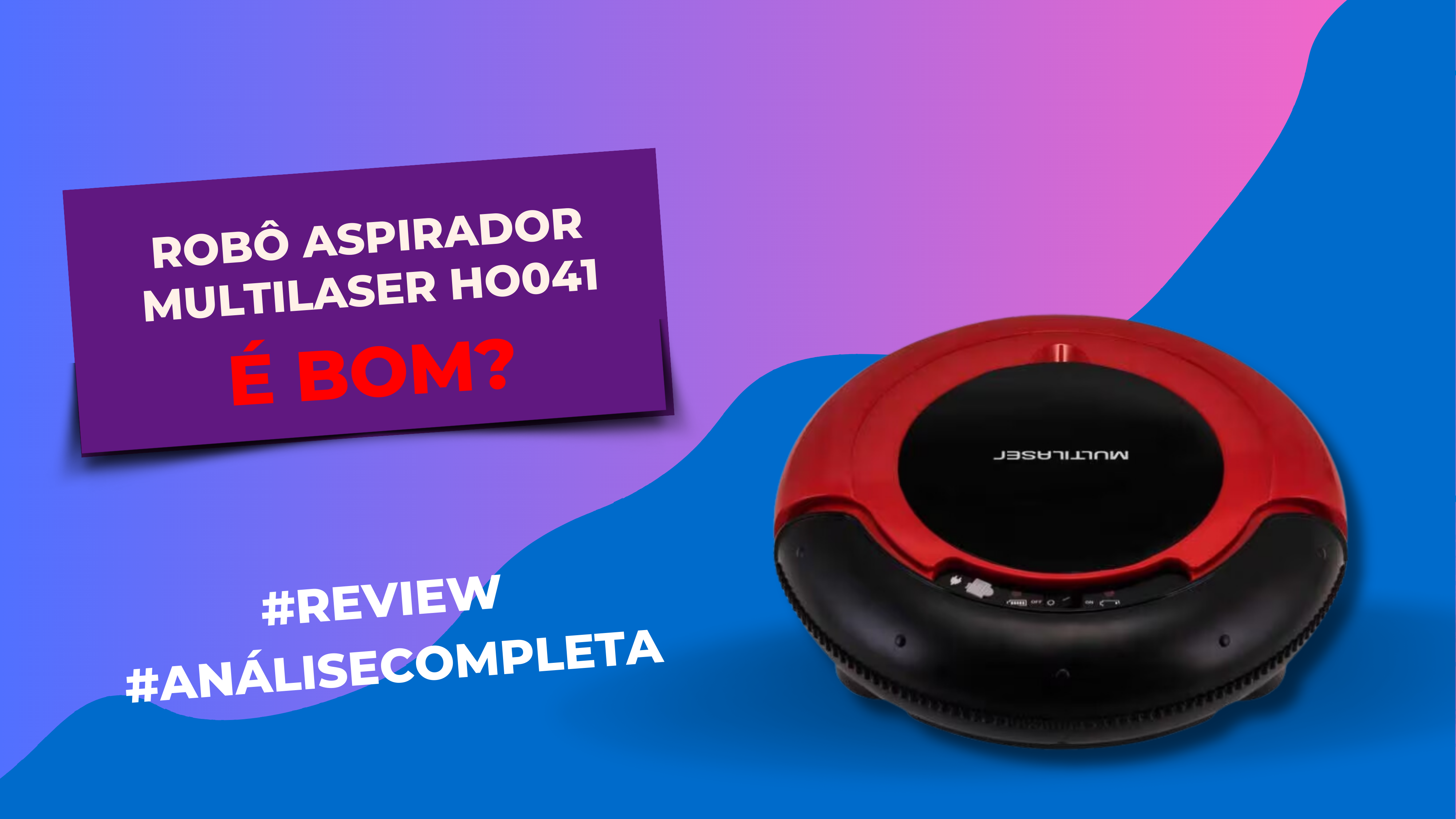 Robô aspirador Multilaser HO041