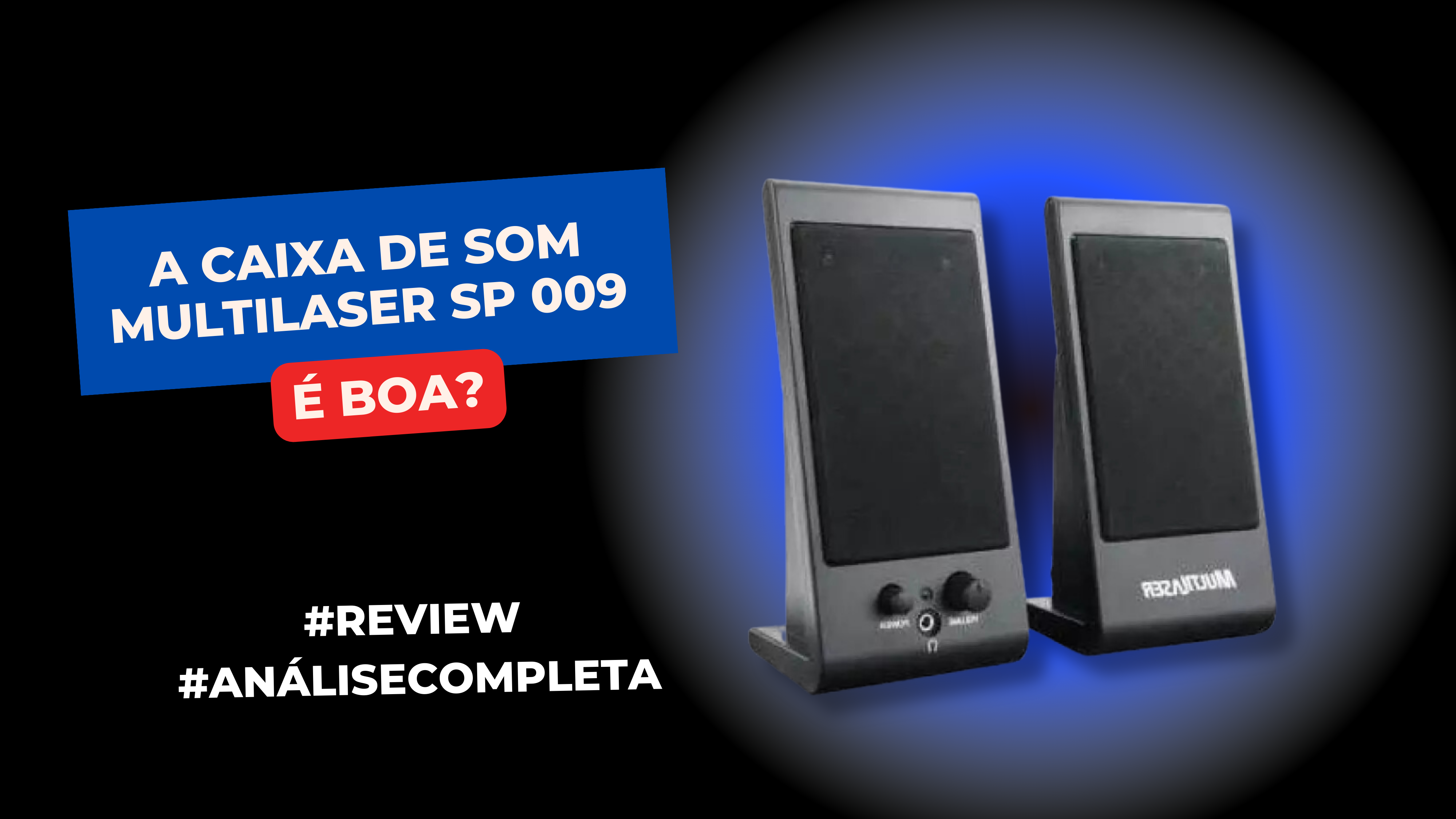 Caixa De Som Multilaser SP 009 Preta