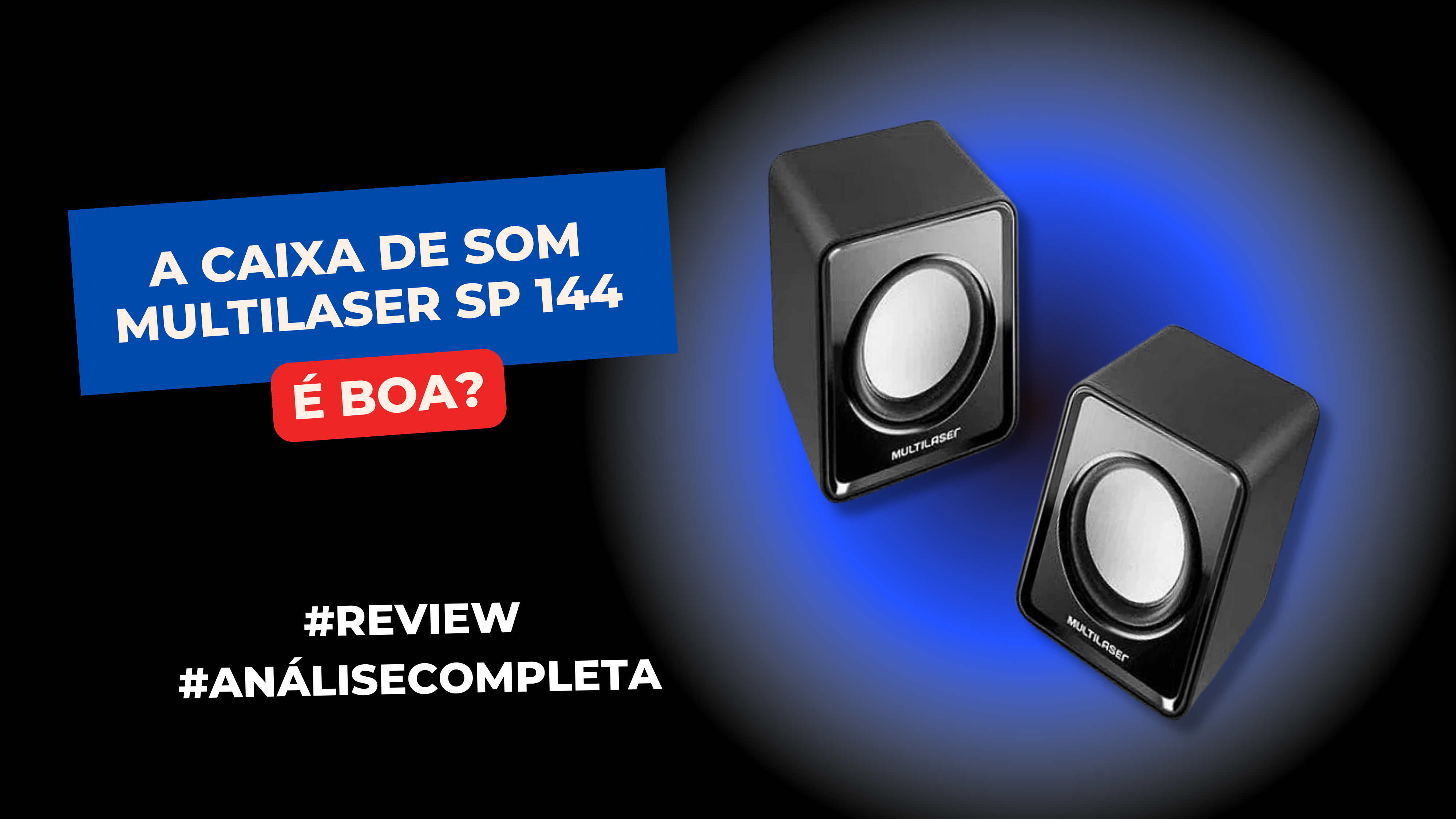 Caixa De Som Multilaser SP 144 Preta