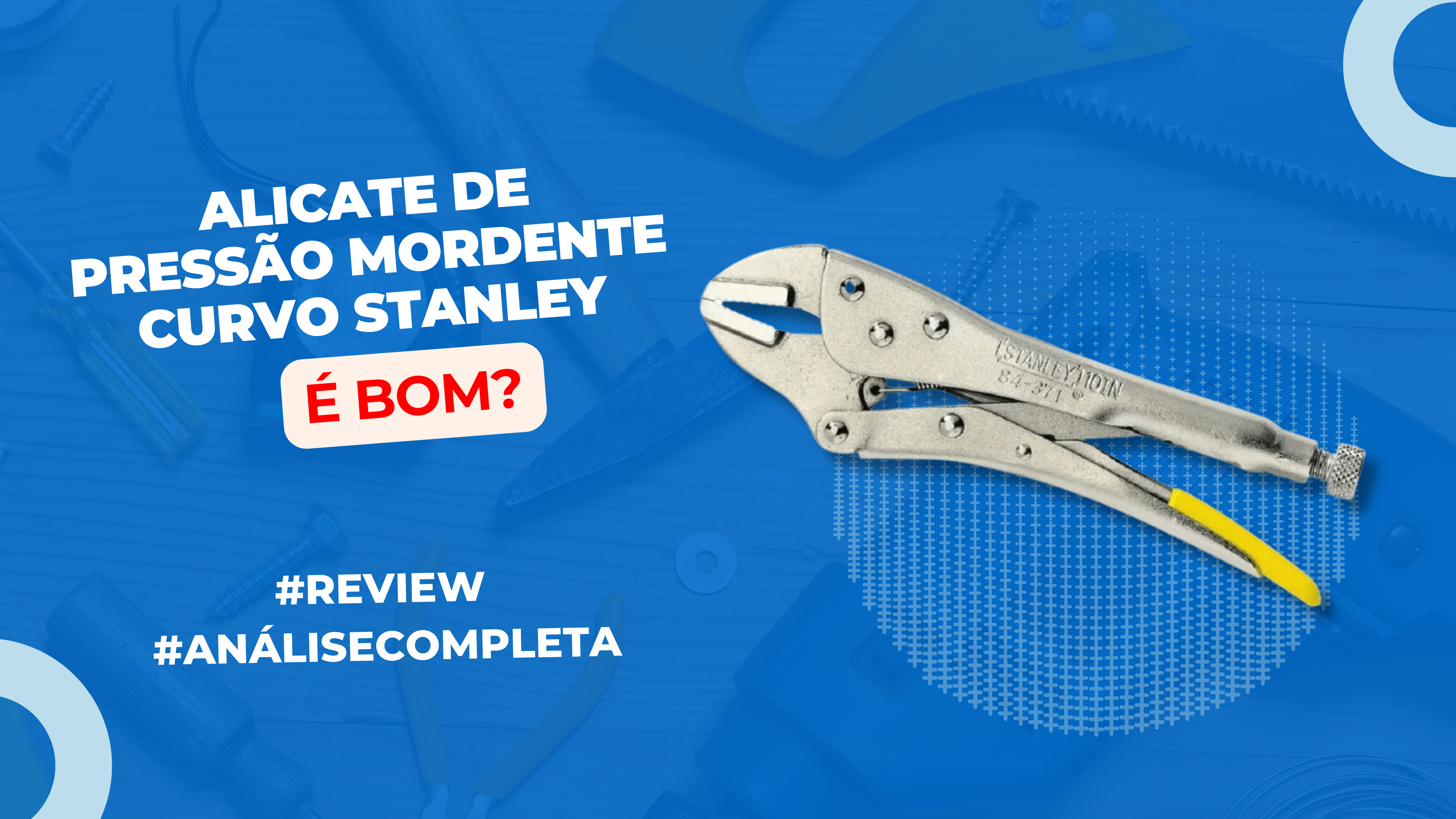 Alicate de Pressão Mordente Curvo Stanley