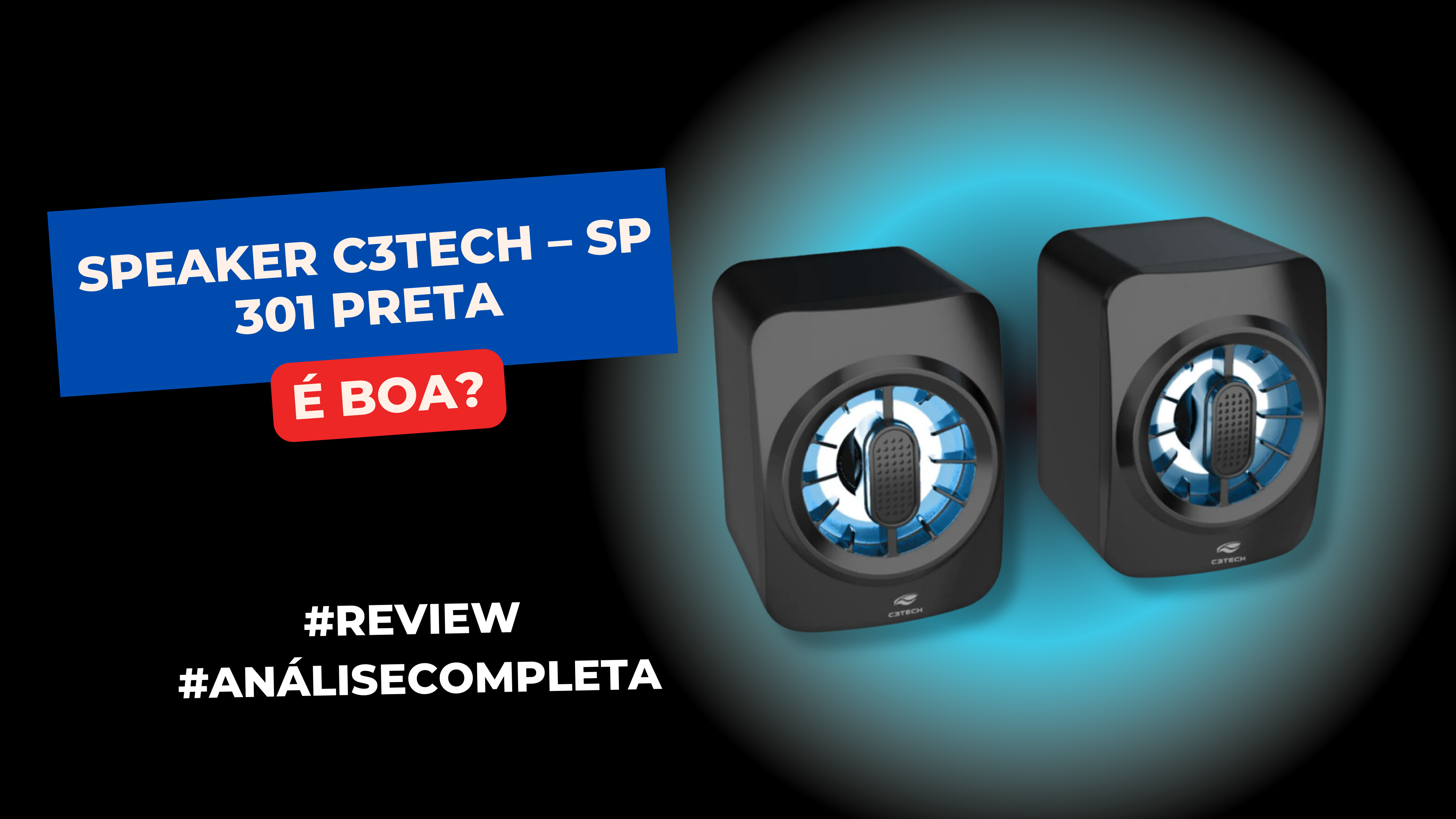 Speaker C3Tech – SP 301 preta