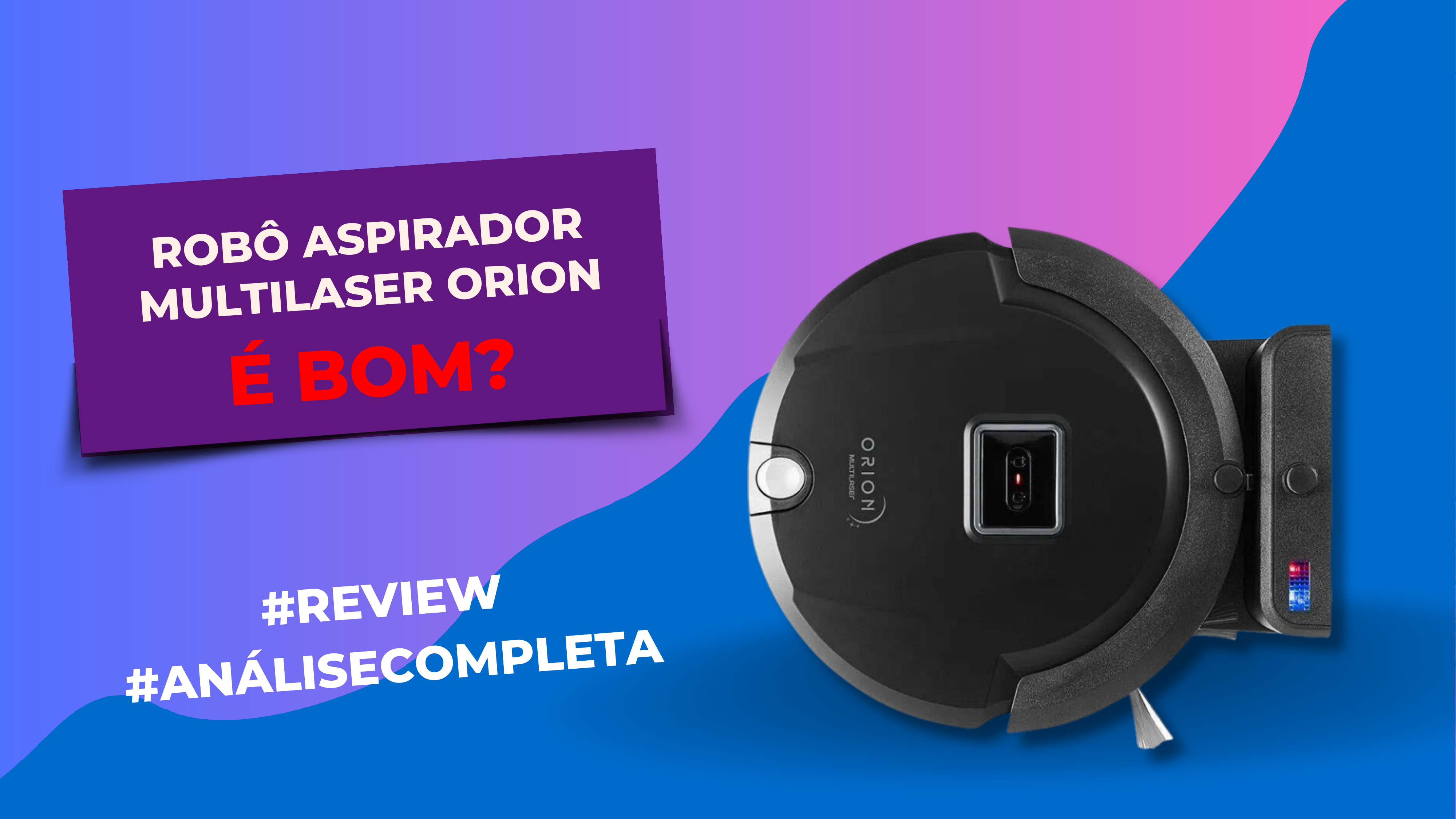 Robô aspirador Multilaser Orion