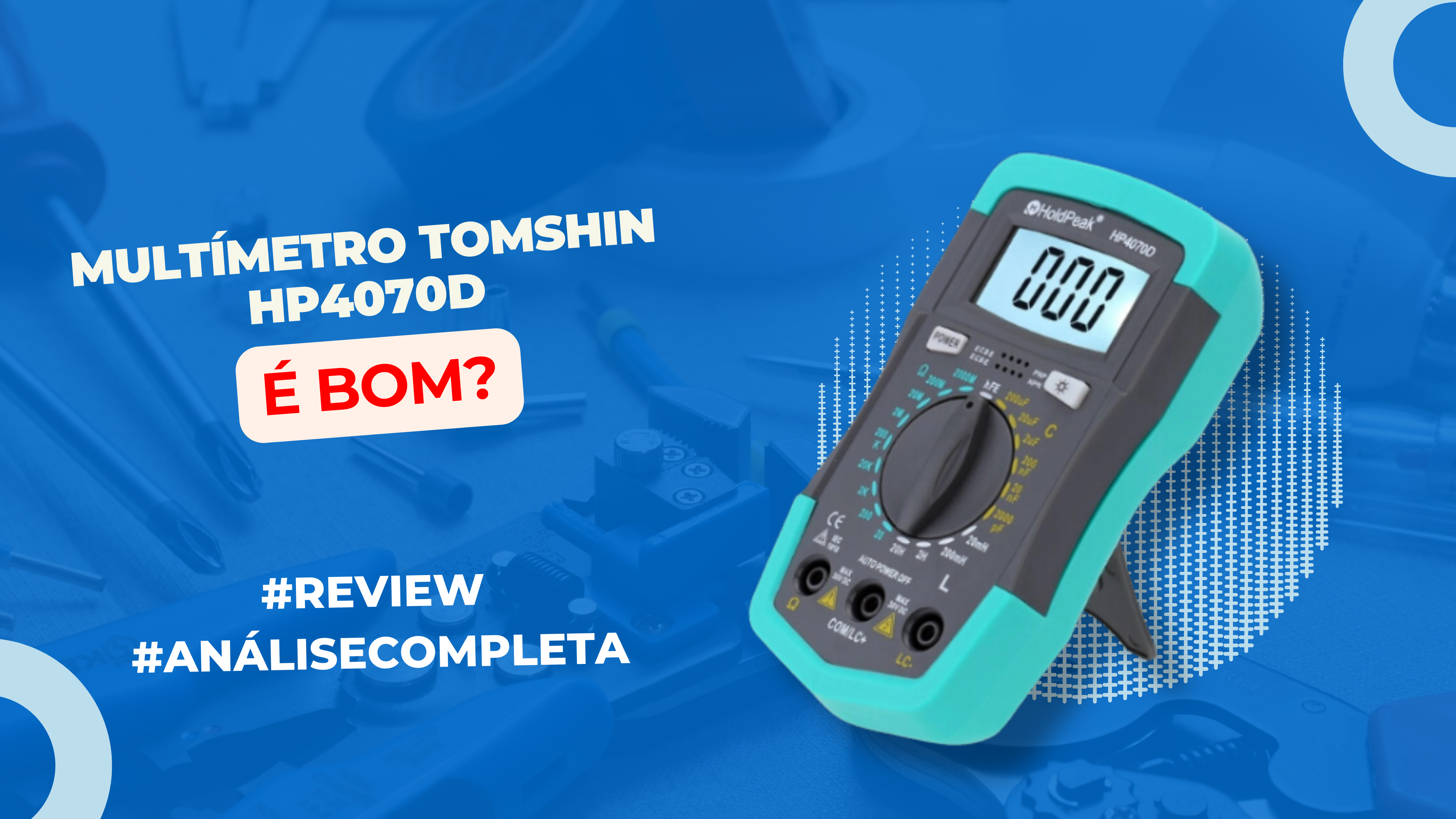 Multímetro Tomshin HP4070D