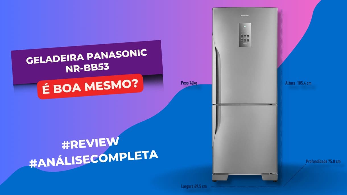 Geladeira Panasonic NR-BB53PV3X