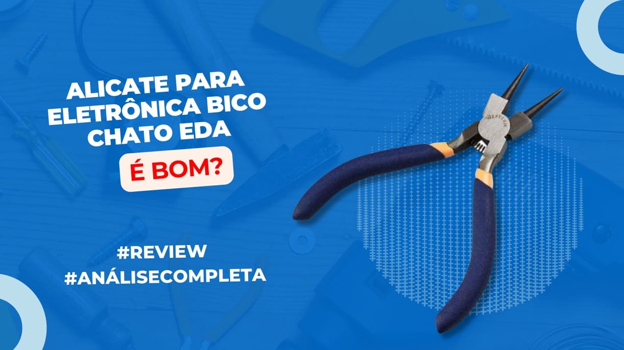 Alicate Para Eletrônica Bico Chato Eda