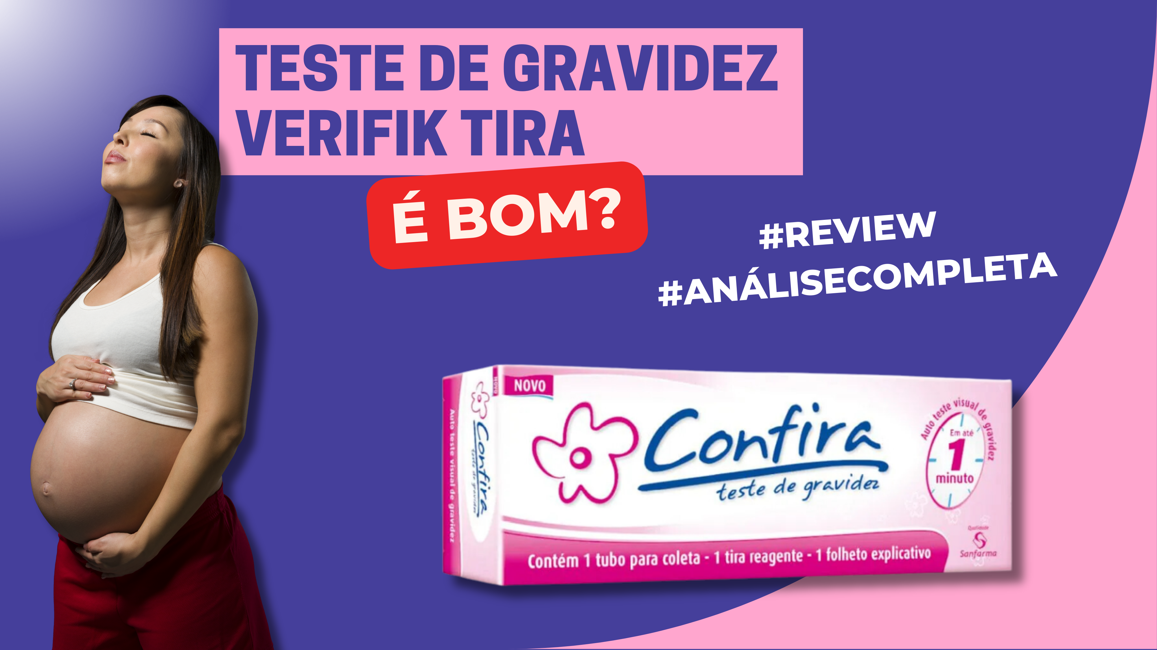 Teste de Gravidez Verifik Tira