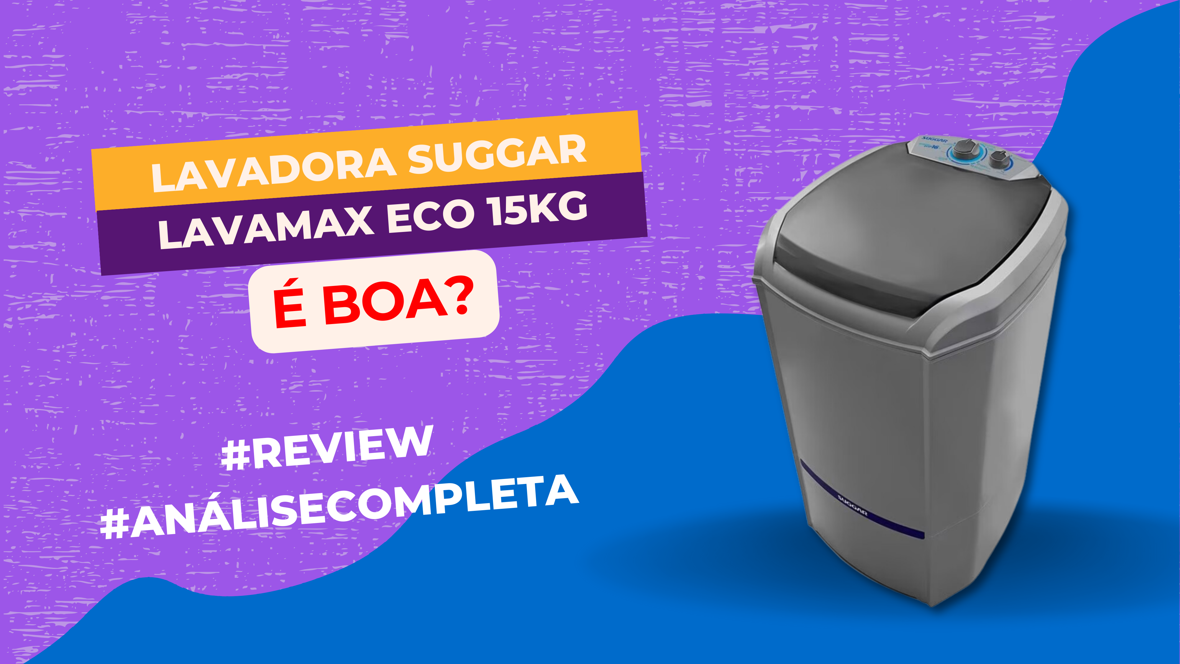 Lavadora Suggar Lavamax Eco 15kg