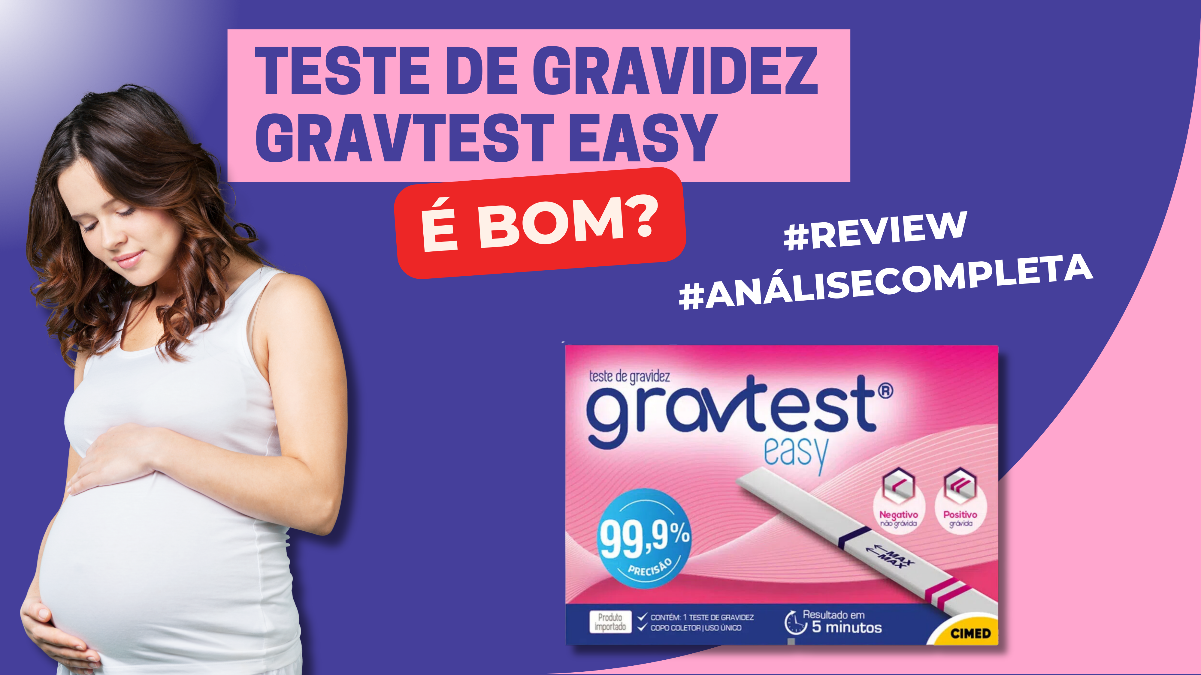 Teste de Gravidez Gravtest Easy