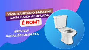 Vaso Sanitário Sabatini Icasa Caixa Acoplada