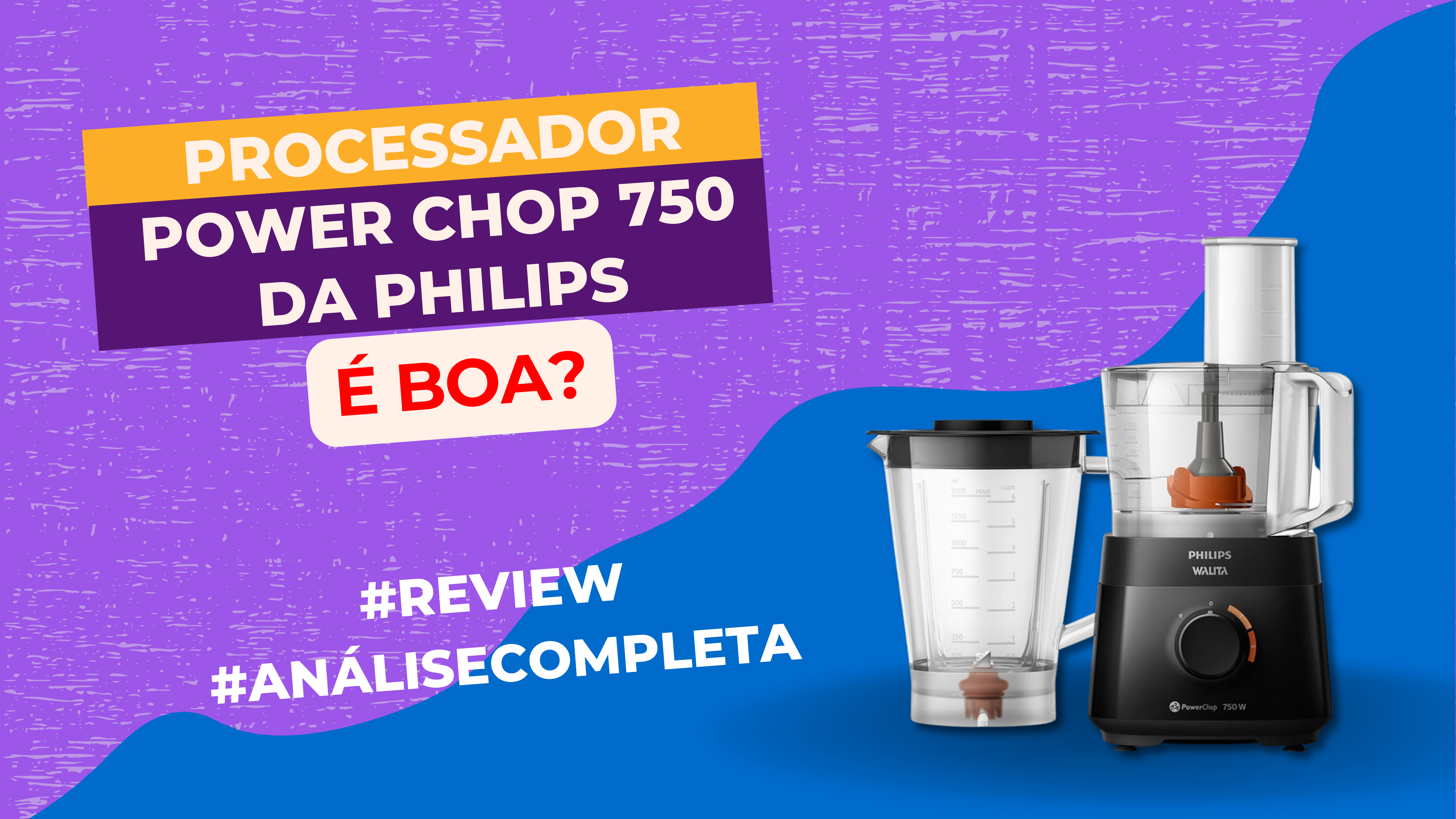 Imagem com Processador Power Chop 750 da Philips