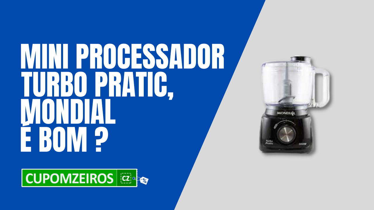 Mini Processador Turbo Pratic Mondial é Bom? #Review