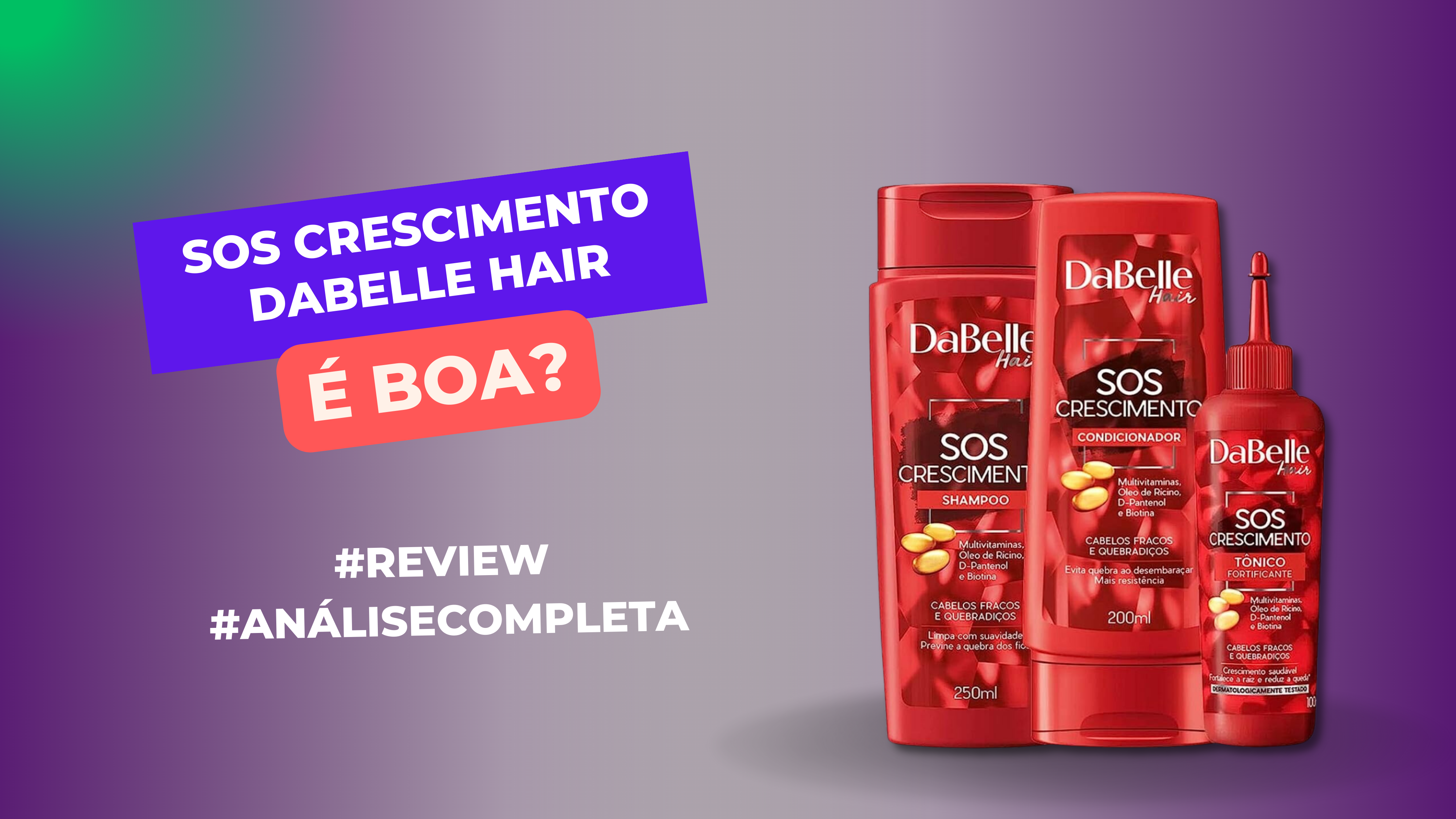 SOS Crescimento Dabelle Hair