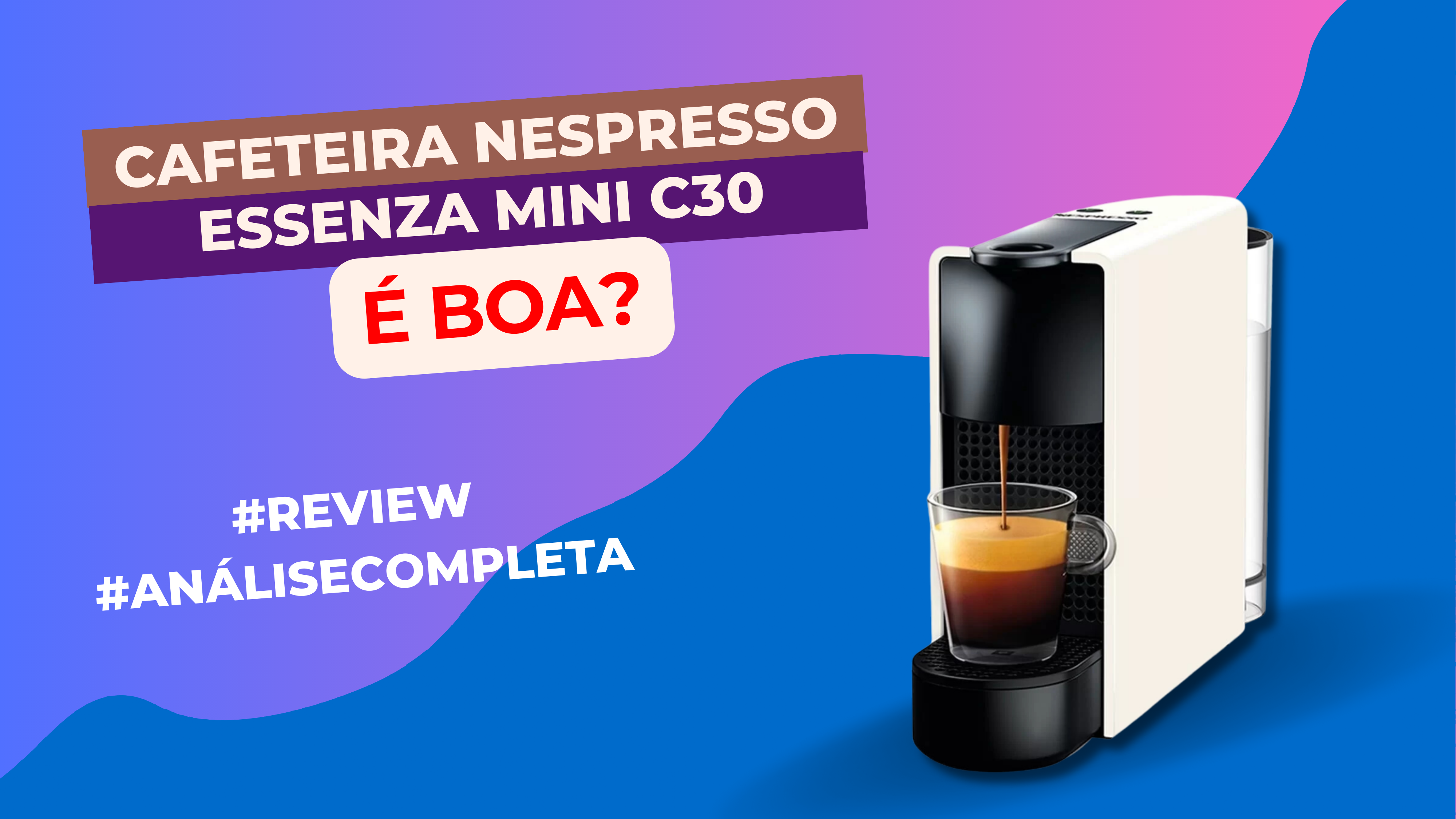 Imagem com Cafeteira Nespresso Essenza Mini C30