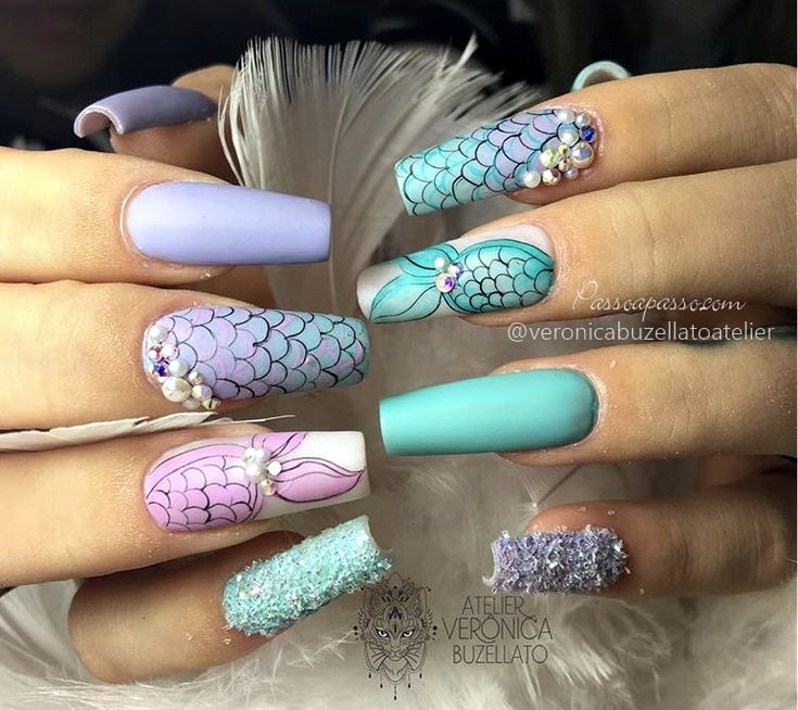 Unhas De Sereia: Tutorial E Inspirações [Com Fotos]