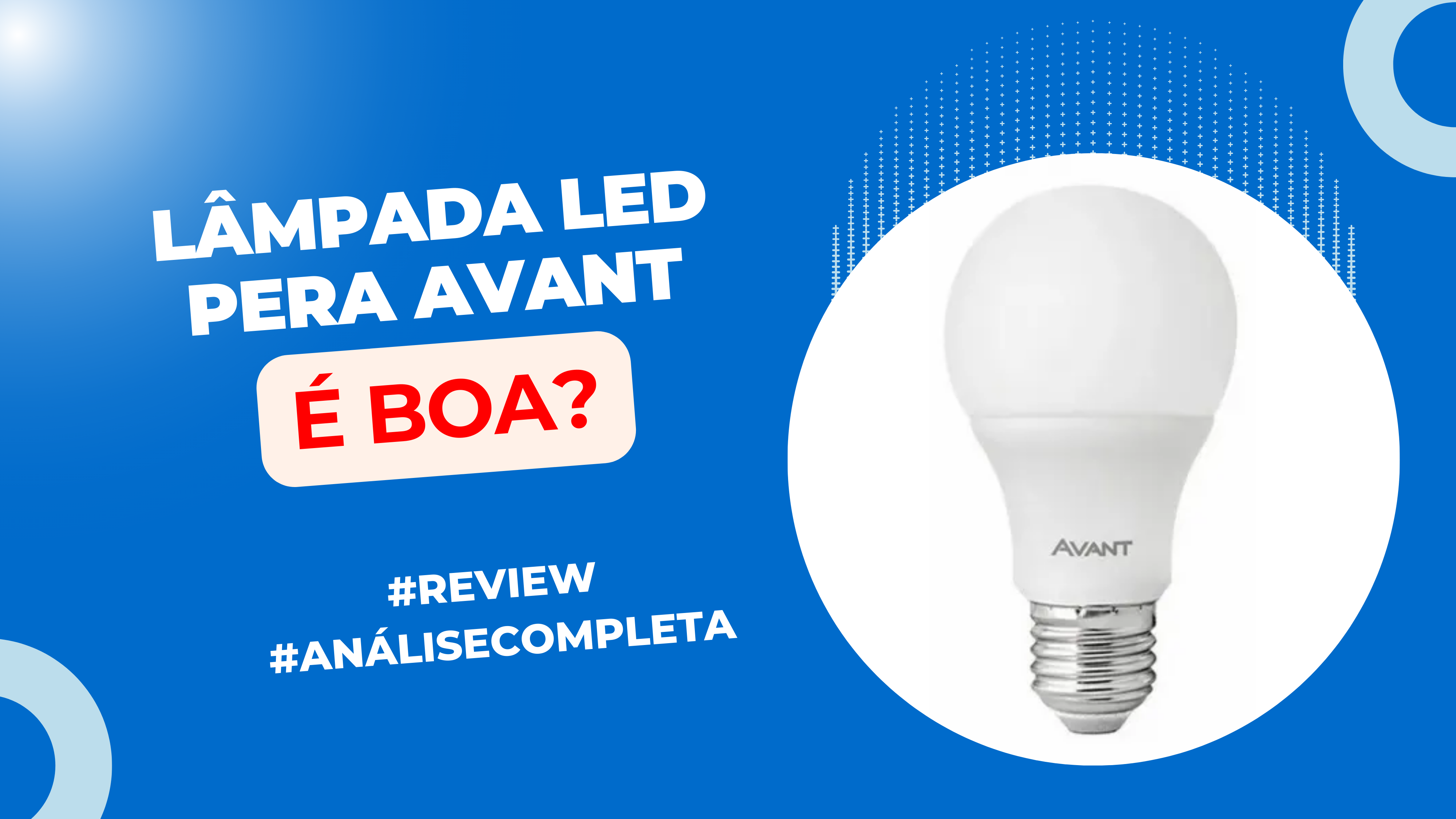 Lâmpada LED Pera Avant
