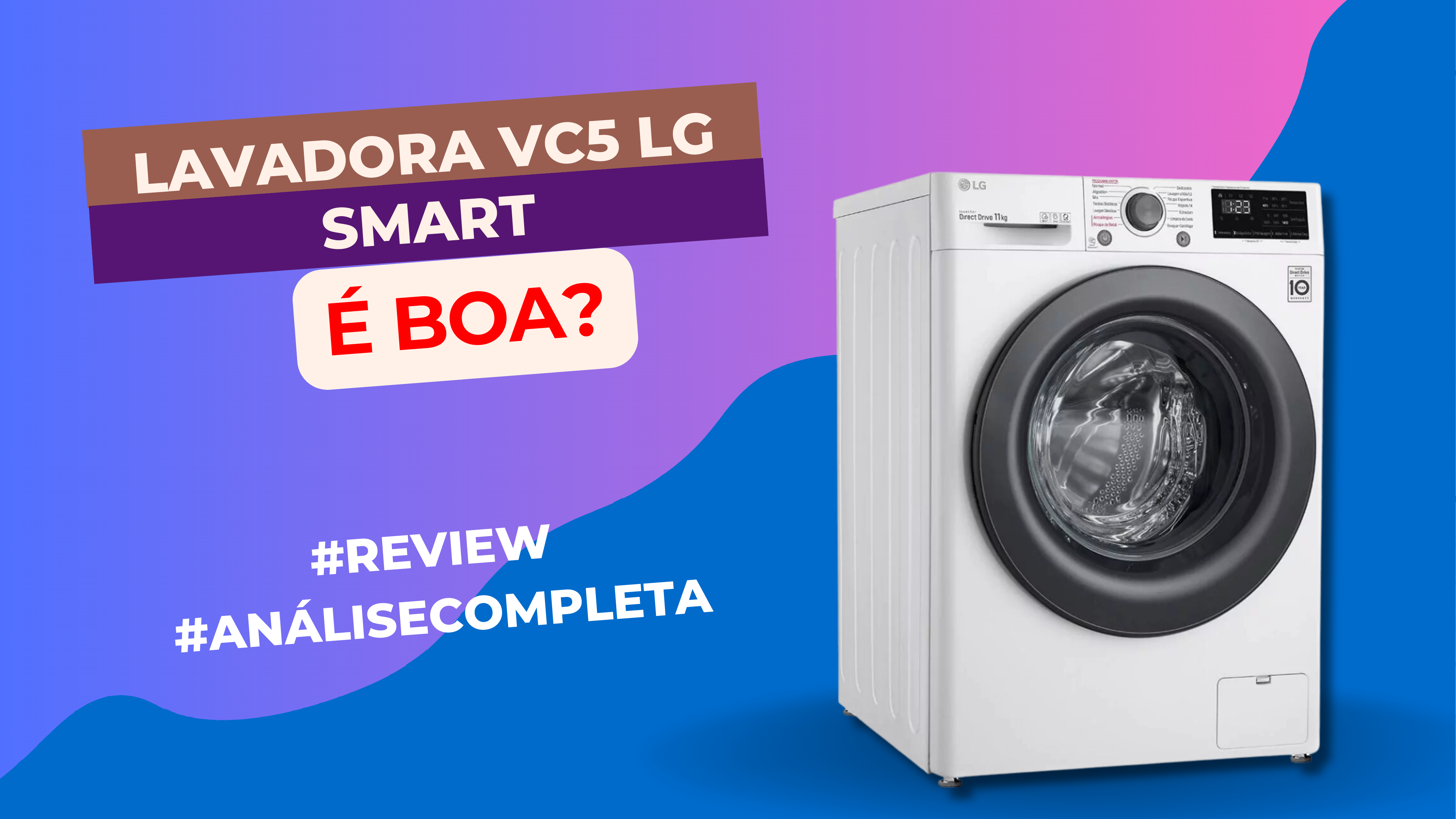 Lavadora VC5 LG SMART