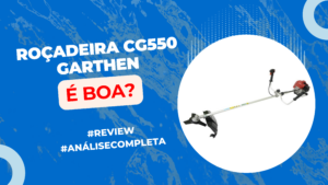 Imagem Com Roçadeira Cg550 Garthen É Boa